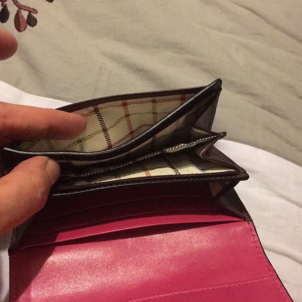 💝Coach Logo Embossed Leather pocket & zip wallet - Picture 7 of 8